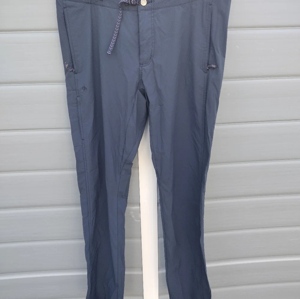 Fjallraven Womens High Coast Trail Trousers Navy Size 34. - Picture 2 of 8